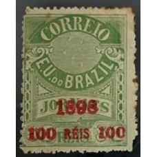 Jornais Nº128 - 100/50 Réis - Sobrestampados - Novo