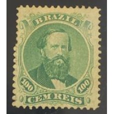  Império - Dom Pedro II - Nº27 - 100 Réis - Novo