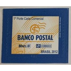 RHM 862 - Banco Postal - 1º Porte Carta Comercial - Ano 2012 - Novo