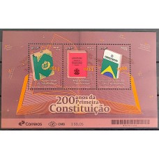 Bloco  238 - 200 Anos da 1º Constituição - Ano 2024 - Novo