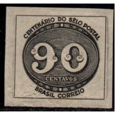 C-0182 - Centenário do Selo Brasileiro - Ano 1943 